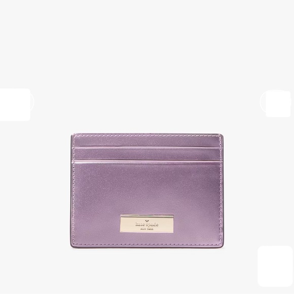❤️‍🔥❤️‍🔥2/14❤️‍🔥❤️‍🔥 Kate Spade New York Kenzie Boxed Small Cardholder Purple - Picture 2 of 7